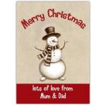 Snowman Christmas Card