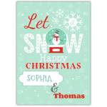 Let It Snow, Happy Christmas Card