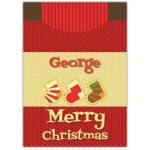 Jumper And Stocking Merry Christmas Card