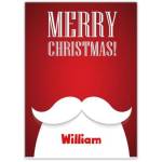 White Beard Merry Christmas Card