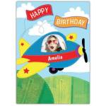 Happy Birthday Plane Birthday Card