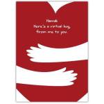 Virtual Hug From Me You You Card