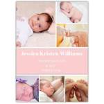 Pink Six Photos Card