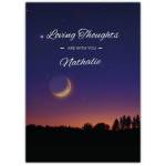 Sympathy Moon Over Trees  Card