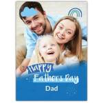 Happy Father's Day Clouds And Rain Card