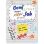New Job Congratulations Doodling Greeting Card