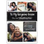 Wedding Day Groom To Be Photo Greeting Card