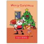 Christmas Santa's Ham Greeting Card