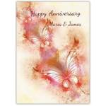 Anniversary Butterfly Greeting  Card