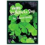 St. Patricks Day Shamrocks Greeting Card