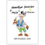 Retirement Camel Cocktail Holiday Greeting Card