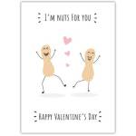 Nuts For You Valentines Day Greeting Card