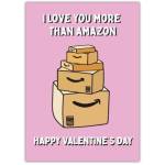 Amazon Love Valentines Day Greeting Card
