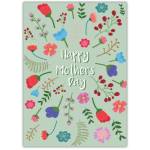 Mothers Day Flower Explosion Greeting Card