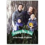 Happy New Year Large Photo Greeting Card