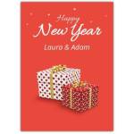 Happy New Year Presents Greeting Card