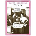 Happy Birthday Funny Vintage Office Banter Greeting Card
