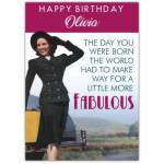 Fabulous Female Happy Birthday Card