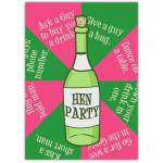 Spin The Bottle Hen Party Card