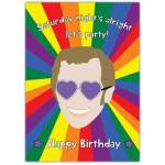 Elton John Birthday Card