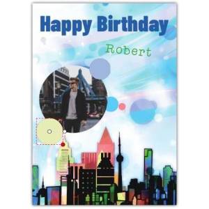 Happy Birthday City Card