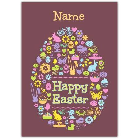 Happy Easter Egg Card