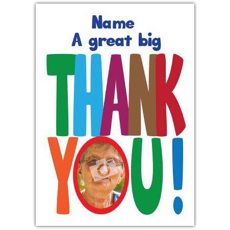 A Great Big Thank You Card