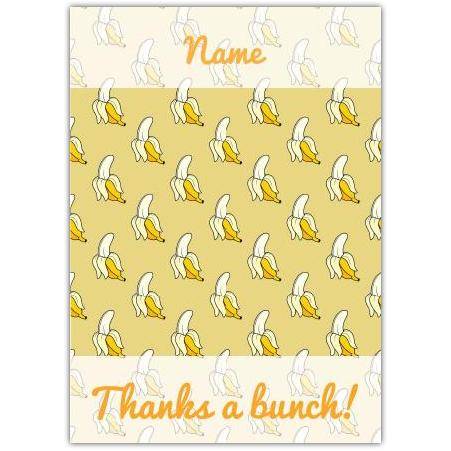 Bananas Thank You Card