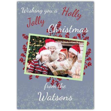 Holly Jolly Christmas Card