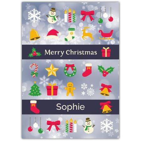 Merry Christmas Banner Card