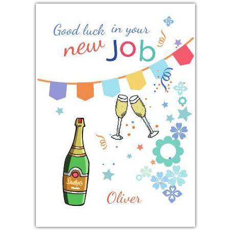 New Job Good Luck Card