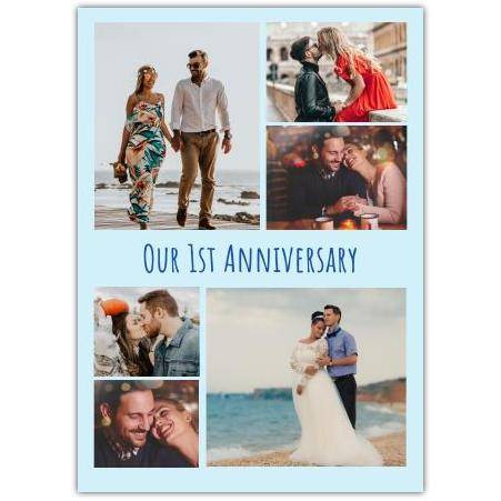 Anniversary Any Year Photo Greeting Card