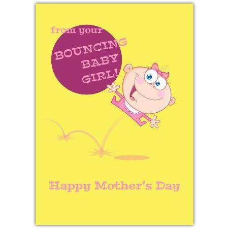 Mothers Day From Daughter Greeting Card