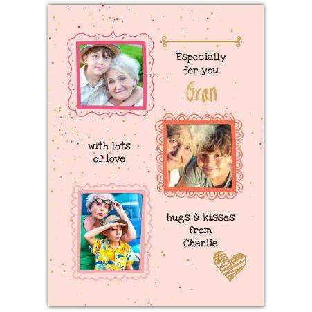 Mothers Day Gran Scrapbook Greeting Card