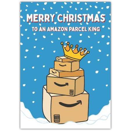 Christmas Funny King Of Amazon Greeting Card