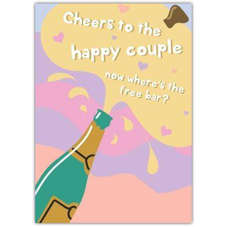 Cheers To The Couple Card