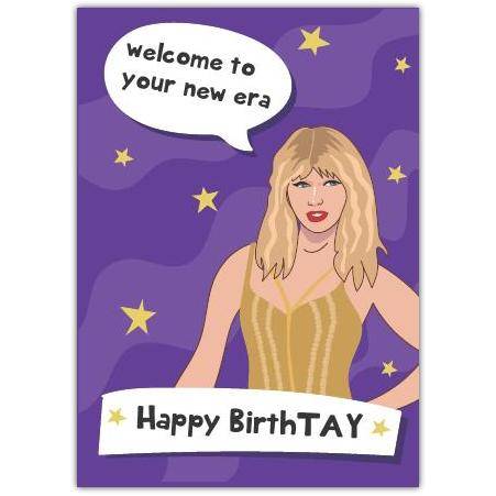 Birthday Taylor Swift Era Greeting Card