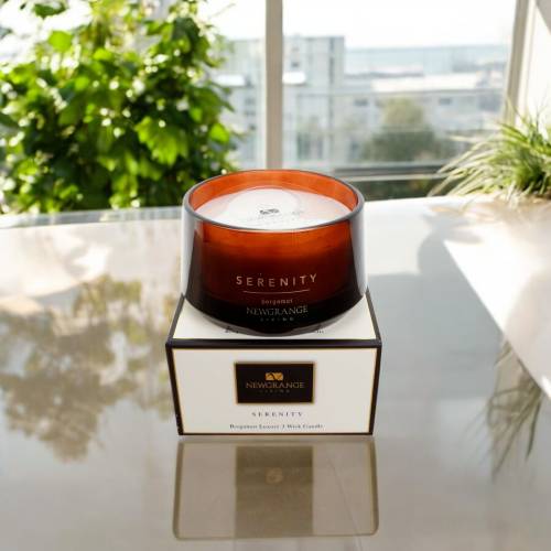 Serenity Bergamont Luxury Candle 3 Wick - Newgrange Living
