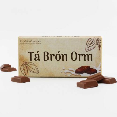 Tá Brón Orm - Irish Milk Chocolate Bar 75g