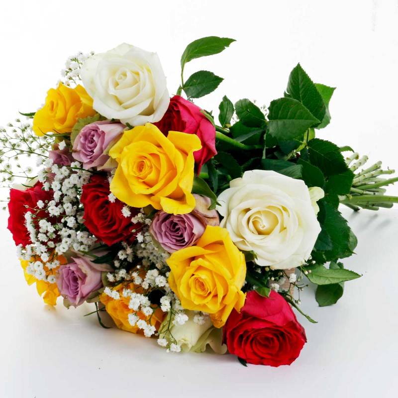 The Parisian Mixed Roses Bouquet