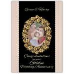 Golden Wedding Anniversary Picture Card