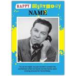 Personalised Family Coming Around For Dinner Humorous Birthday Card