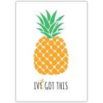 IVF Pregnancy Encouragement Card with Pineapple I've Got This Design