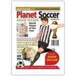 Personalised Football Magazine Style Greeting Card for Soccer Fans World Cup 2022
