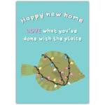 New Home Funny Fish Greeting Card