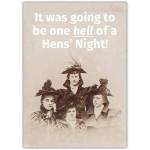 Hens Night Celebration Vintage Style Humorous Greeting Card