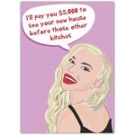 Happy Birthday Selling Sunset Christine Greeting Card