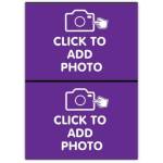 2-Photo Upload on Cover of Greeting Card
