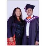Personalised Graduation Congratulations Card with Graduate and Supporter Photo Cover