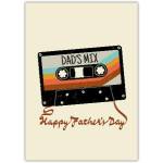 Fathers Day Mixtape Funny Greeting Card